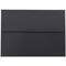JAM Paper A6 Black Linen Gold Foil Lined Invitation Envelopes